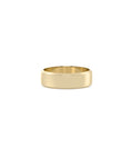Beveled Wedding Band Ring