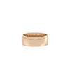Rose gold Curve Dome Band Ring with traditional dome shape and curved interior
