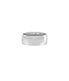 White gold Curve Dome Band Ring featuring timeless dome and ergonomic comfort fit