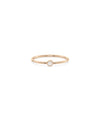 Diamond Solitaire Stackable Ring - 79e | Everyday 14K Gold Jewelry