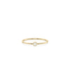 Diamond Solitaire Stackable Ring - 79e | Everyday 14K Gold Jewelry