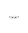 Diamond Multi Shape Cluster Band Ring in white gold featuring diverse diamond cut clusters