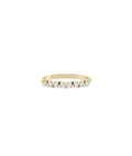 Multi-Shape Diamond Cluster Band Ring