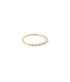 Baguette Diamond Band Ring - 79e | Everyday 14K Gold Jewelry