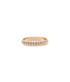 Rose gold 4 mm Wide Gold Twist Band Ring with timeless twisted rope and flowing texture