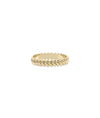 4 mm Wide Gold Twist Band Ring in yellow gold with classic twisted rope spiral pattern