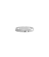 White gold Gold Diamond Cut Chevron Band Ring featuring dazzling faceted chevron design