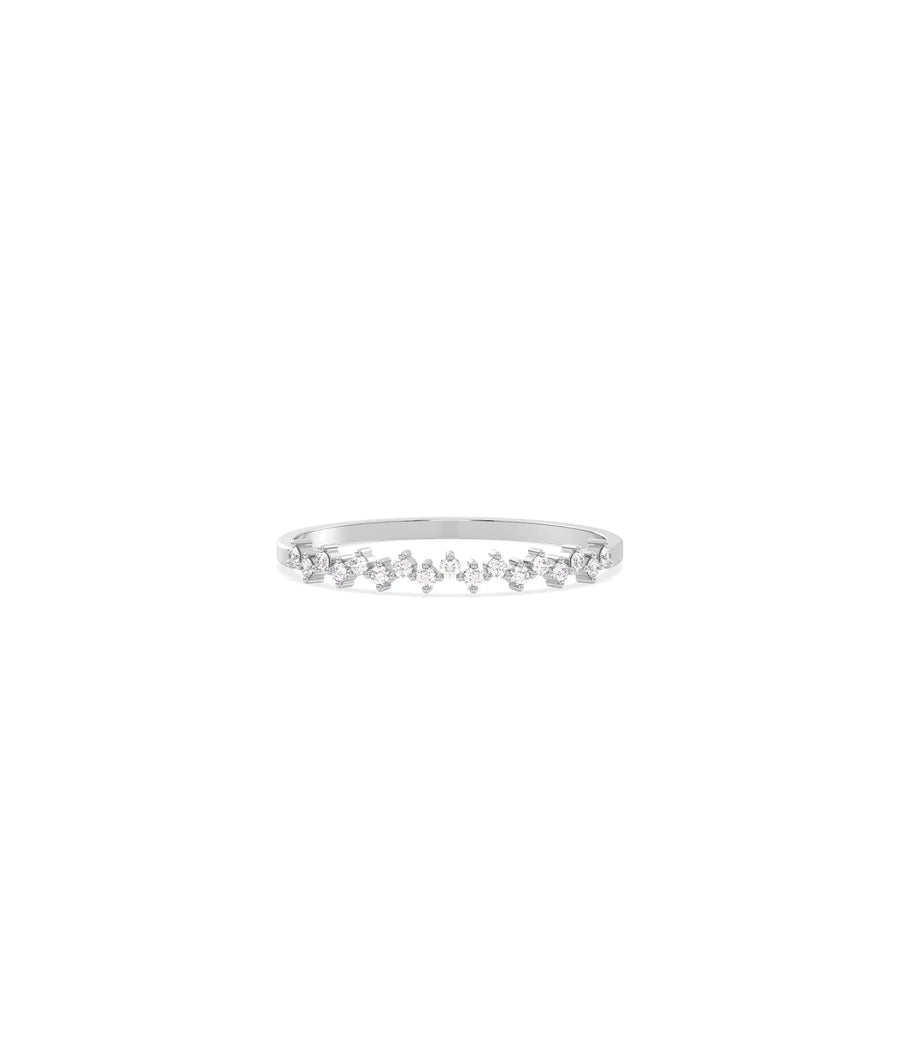 Zig Zag Diamond Band Ring - 79e | Everyday 14K Gold Jewelry
