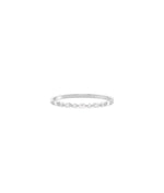 Marquise and Round Diamond Band Ring - 79e | Everyday 14K Gold Jewelry