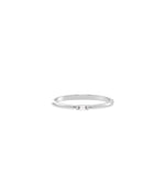 Diamond Baguette Ring in white gold featuring step-cut baguette sparkle