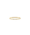 Diamond Baguette Ring in yellow gold with sleek rectangular baguette diamonds