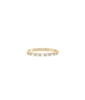 Baguette & Round Diamond Band Ring