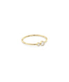 2 Stone Diamond Ring - 79e | Everyday 14K Gold Jewelry
