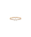 Diamond Cluster Band Ring | Wedding Ring - 79e | Everyday 14K Gold Jewelry