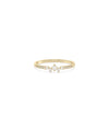 Diamond Cluster Band Ring | Wedding Ring - 79e | Everyday 14K Gold Jewelry