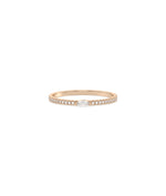 Diamond Stackable Ring - 79e | Everyday 14K Gold Jewelry