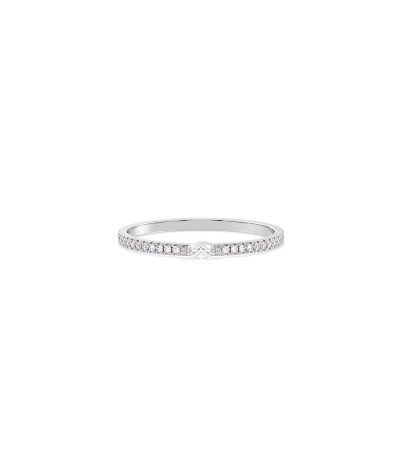 Diamond Stackable Ring - 79e | Everyday 14K Gold Jewelry