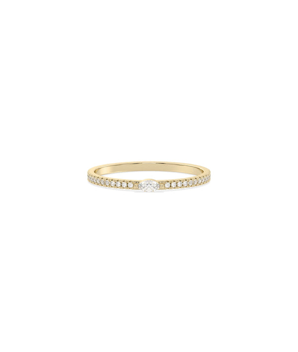 Diamond Stackable Ring - 79e | Everyday 14K Gold Jewelry