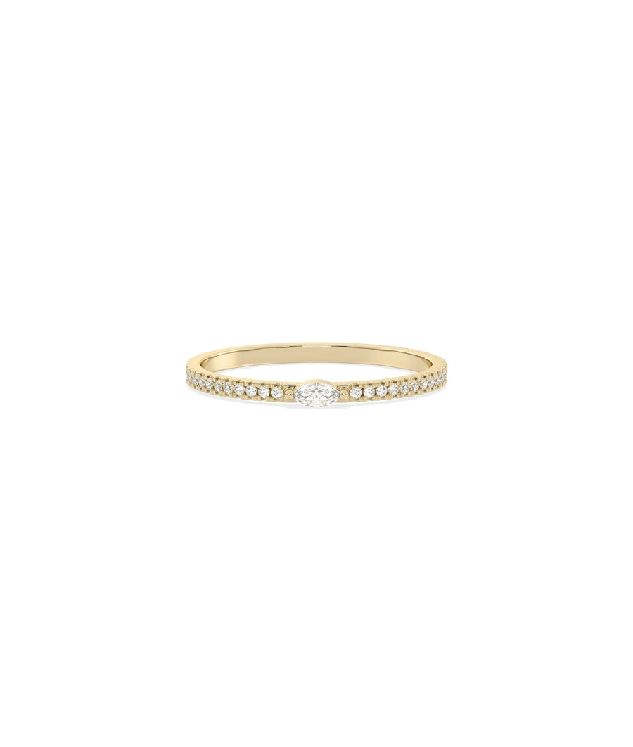 Diamond Stackable Ring - 79e | Everyday 14K Gold Jewelry