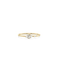 Mixed-Shape Diamond Cluster Band Ring