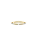 Baguette & Round Diamond Band Ring