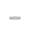Diamond Illusion Set Band Ring white gold with amplified diamond sparkle