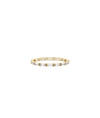 Diamond Baguette Eternity Band Ring yellow gold showcasing rectangular step-cut stones