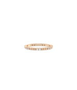 Diamond and Pyramid Station Eternity Band Ring - 79e | Everyday 14K Gold Jewelry
