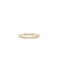 Diamond & Pyramid Station Eternity Band Ring