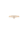Bezel Set Clover Band Ring - 79e | Everyday 14K Gold Jewelry