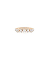 Rose gold Multi Shape Solitaire Diamond Band Ring with artistic multi-cut design