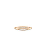 Narrow to Wide Diamond Band Ring - 79e | Everyday 14K Gold Jewelry