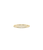 Narrow to Wide Diamond Band Ring - 79e | Everyday 14K Gold Jewelry