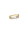 Diamond Baguette Band Ring side profile showing 6mm width and diamond setting