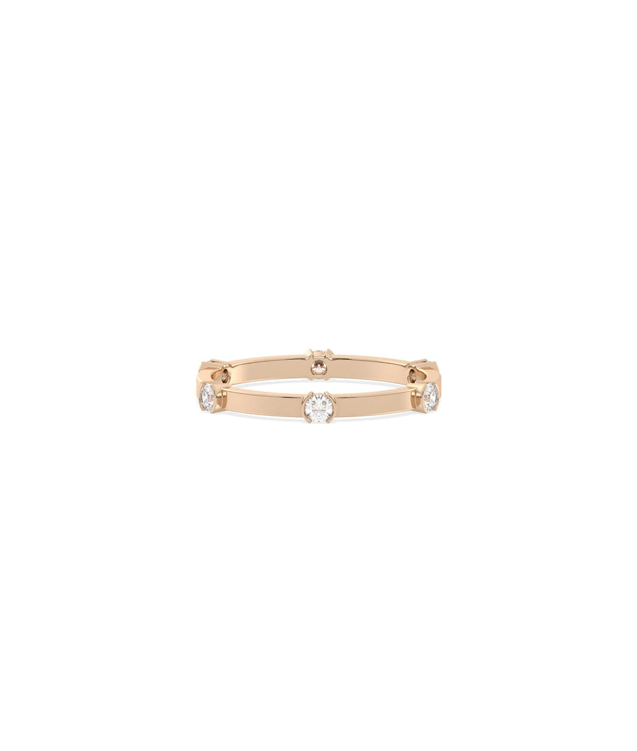 Station Band Ring - 79e | Everyday 14K Gold Jewelry