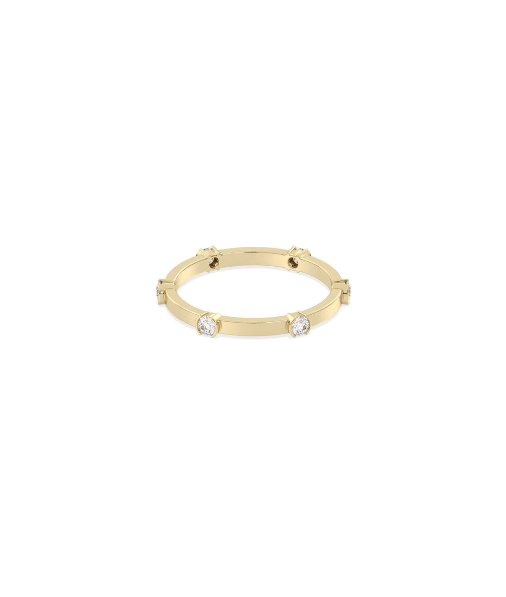 Station Band Ring - 79e | Everyday 14K Gold Jewelry