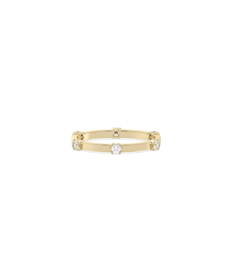 Station Band Ring - 79e | Everyday 14K Gold Jewelry