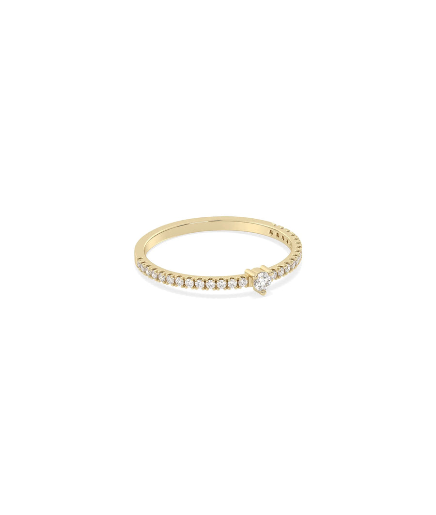 Diamond Stackable Ring - 79e | Everyday 14K Gold Jewelry