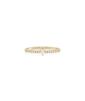 Diamond Solitaire Band Ring