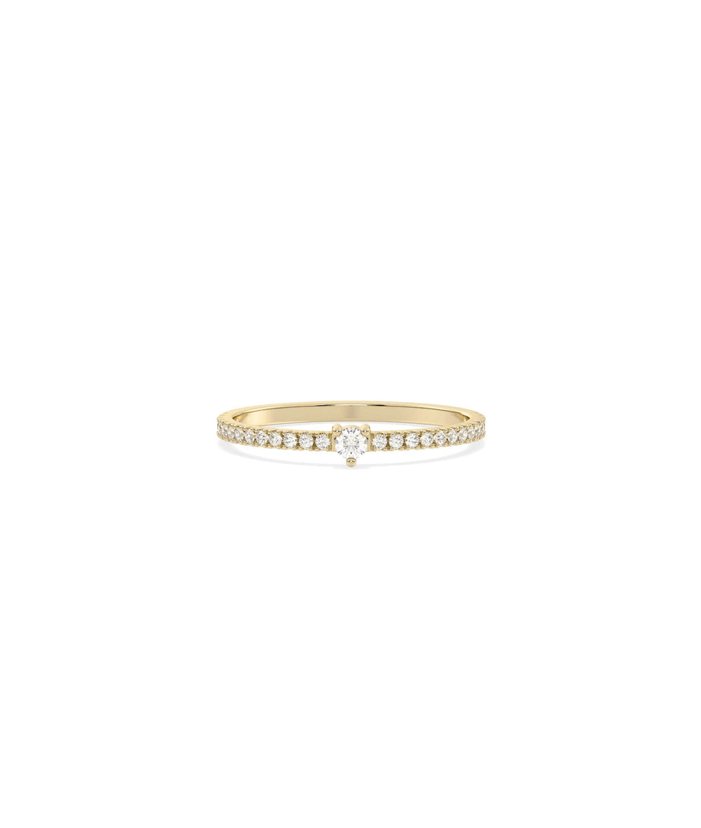 Diamond Stackable Ring - 79e | Everyday 14K Gold Jewelry