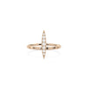 Rose gold Diamond Pave Marquise Design Ring with luxurious marquise pave coverage