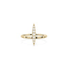 Diamond Pave Marquise Design Ring in yellow gold with pave-covered marquise shape