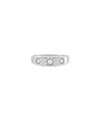 Diamond Starburst Band Ring in white gold featuring cosmic starburst with substantial diamonds