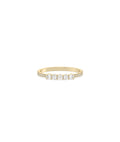 Five-Stone Half Eternity Band Ring