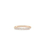 Rose gold Marquise Diamond Band Ring with elegant pointed marquise diamonds