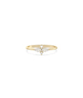 Diamond Solitaire Cluster Ring