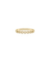 Gold Circle Link Band Ring yellow gold showcasing interlocking circle pattern