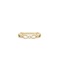 Diamond Station Arch Band Ring