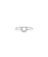 Horse Shoe Diamond Ring - 79e | Everyday 14K Gold Jewelry