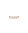 Rose gold Diamond Pear Shape Cluster Ring with elegant pear-shaped sparkle